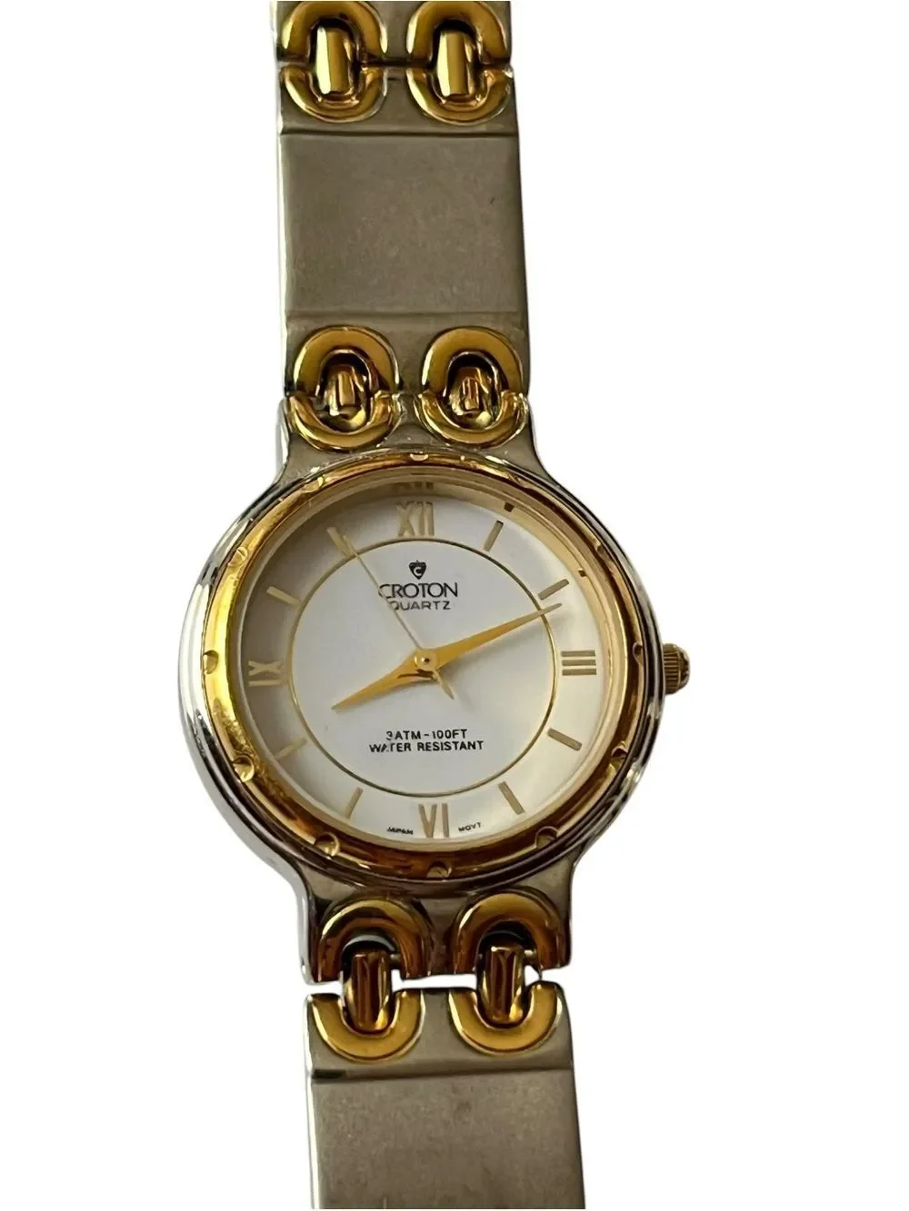 Vintage Croton Two Tone Mixed Metal Watch